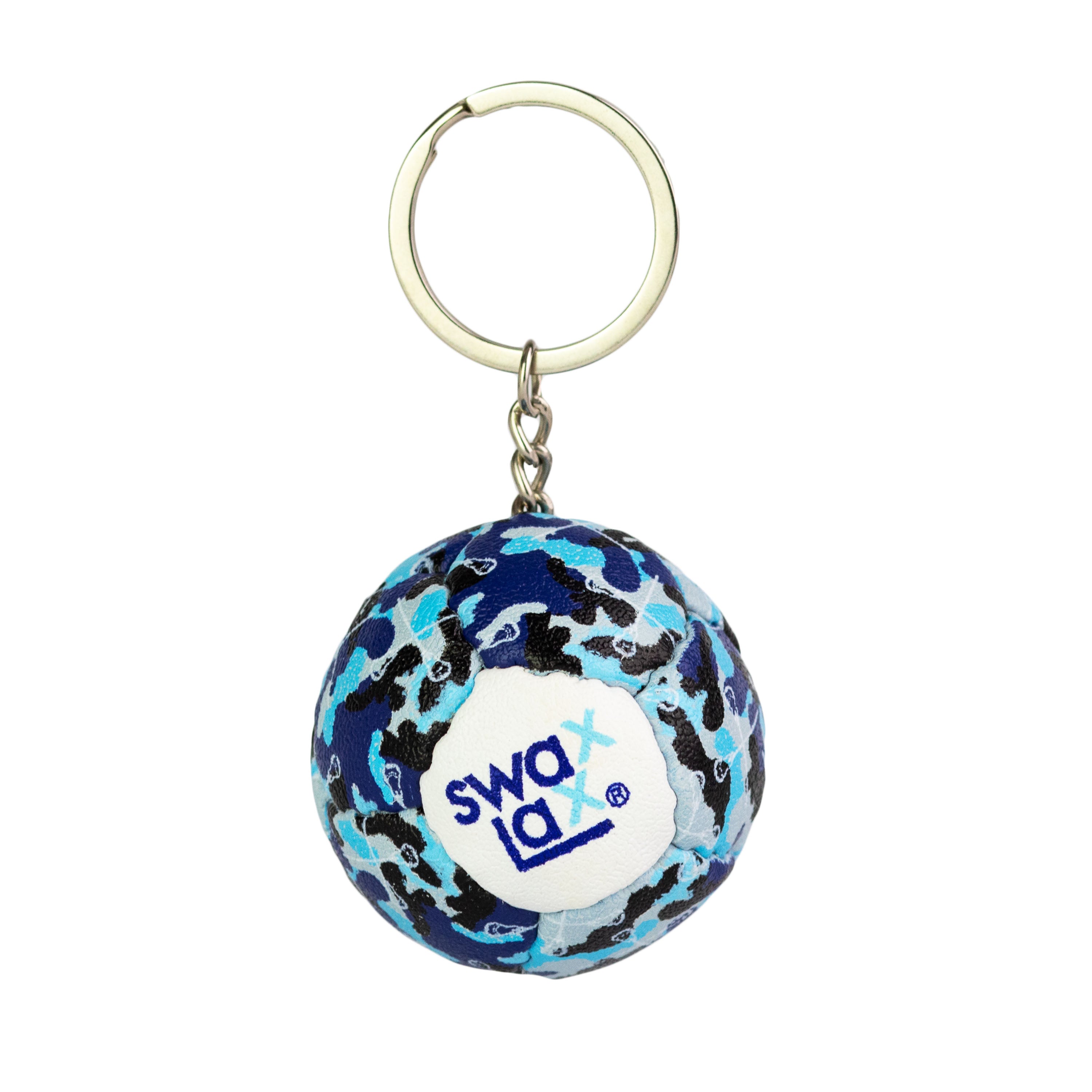 Blue Camo Stick Swax Lax Keychain Swag Collectible