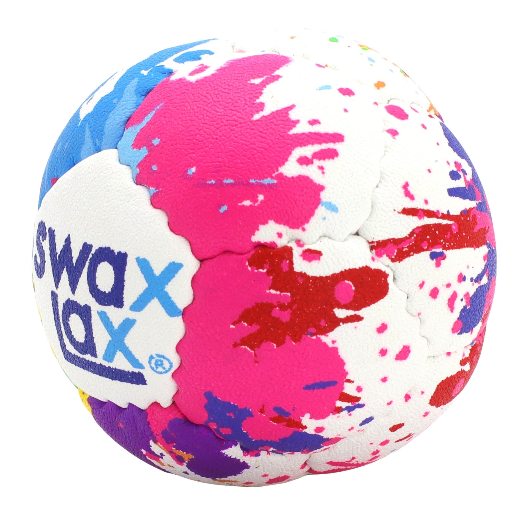 Swax Lax Lacrosse Training Ball - Splatter - Side View