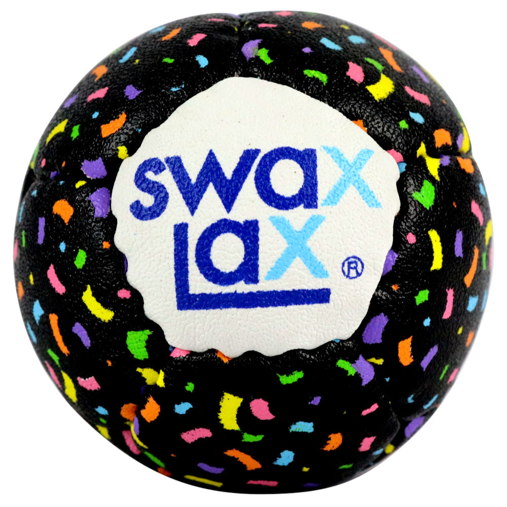 Swax Lax lacrosse training ball - confetti pattern