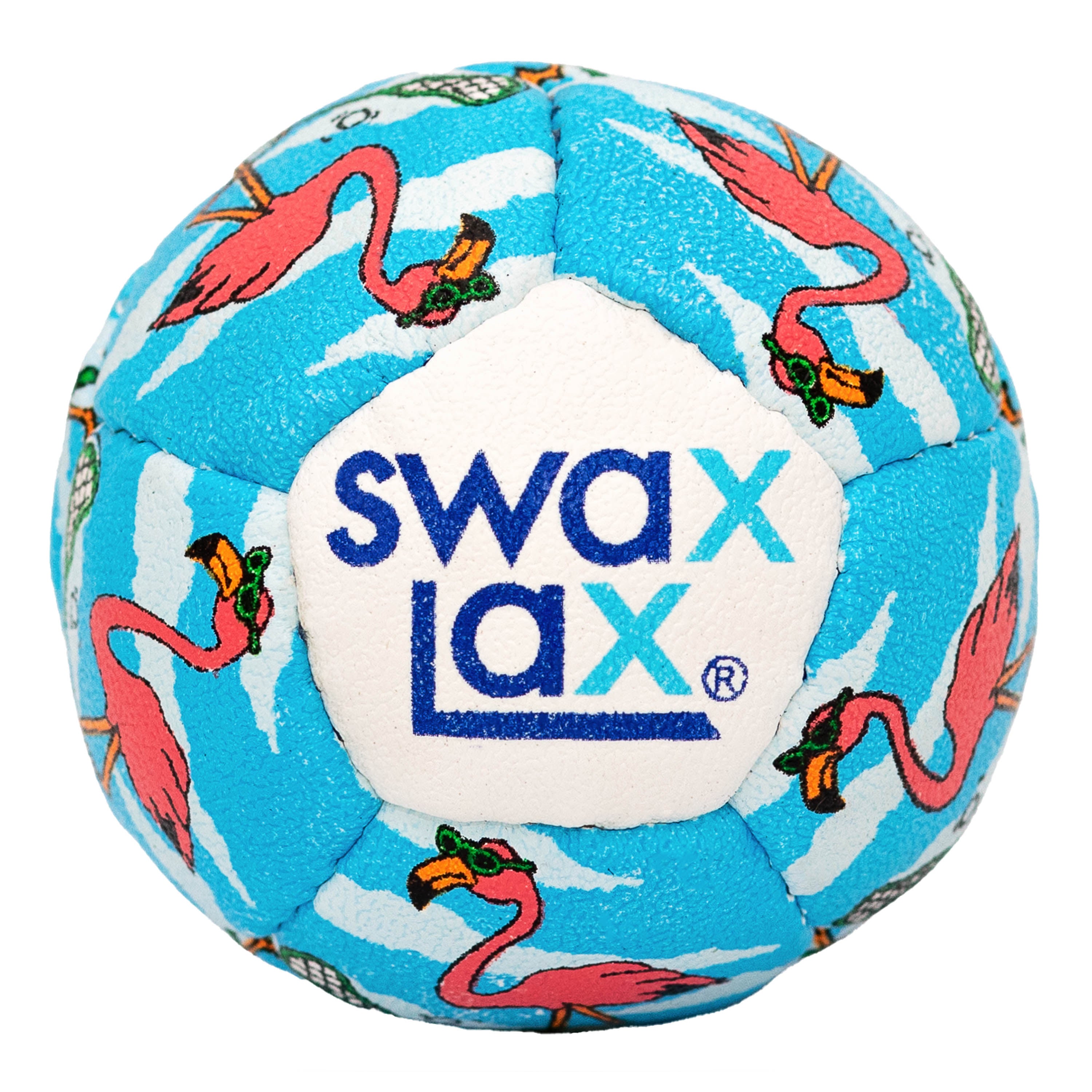 Swax Lax lacrosse training ball - Flamingo - front view