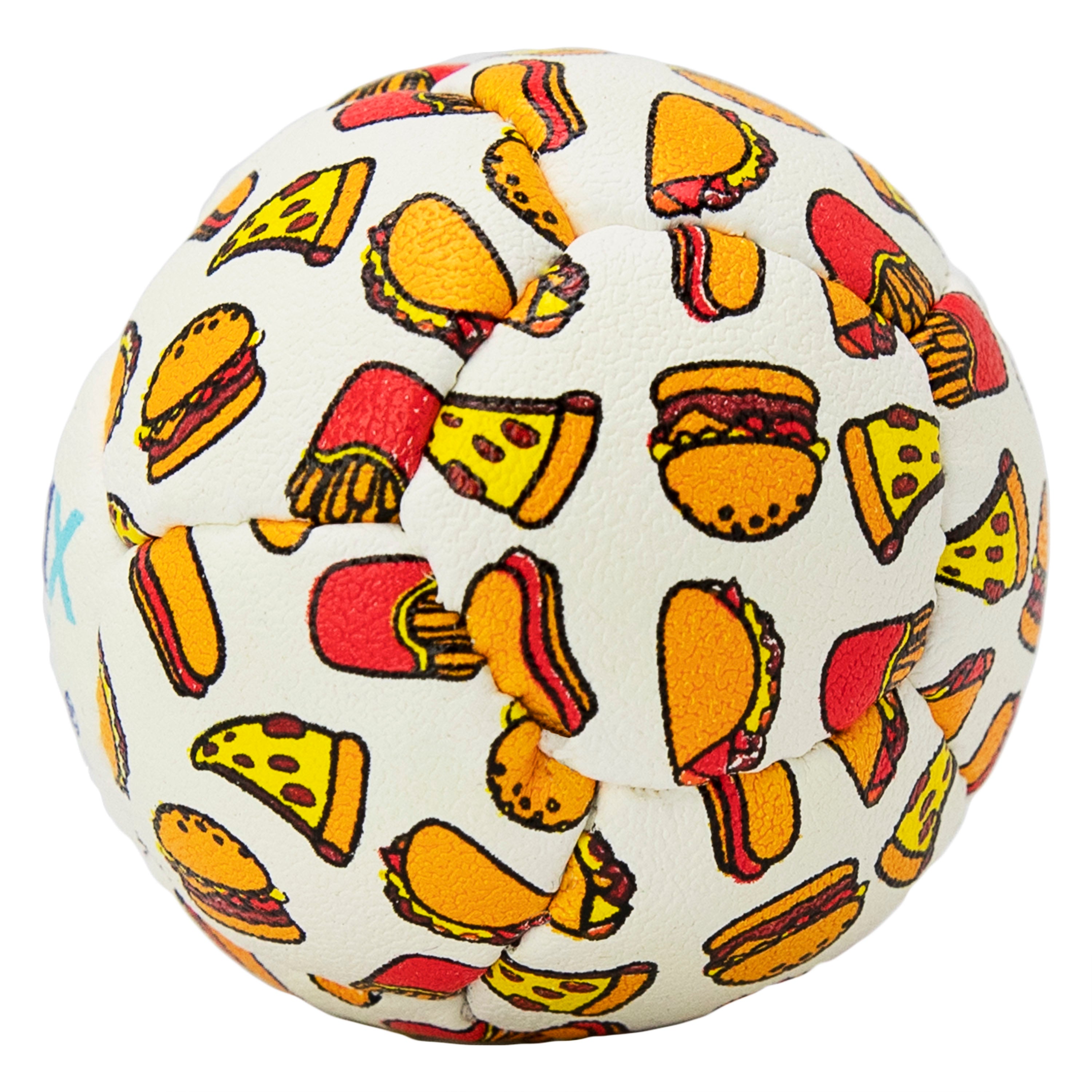 Multi Junk Food Swax Lax Lacrosse Training Ball - Side View